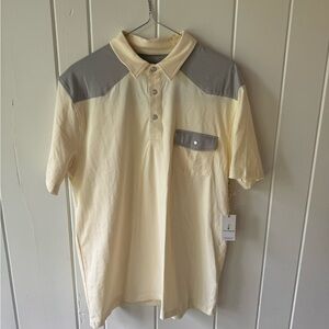 Men's Grass Clippings Golf Shirt. New With Tags.